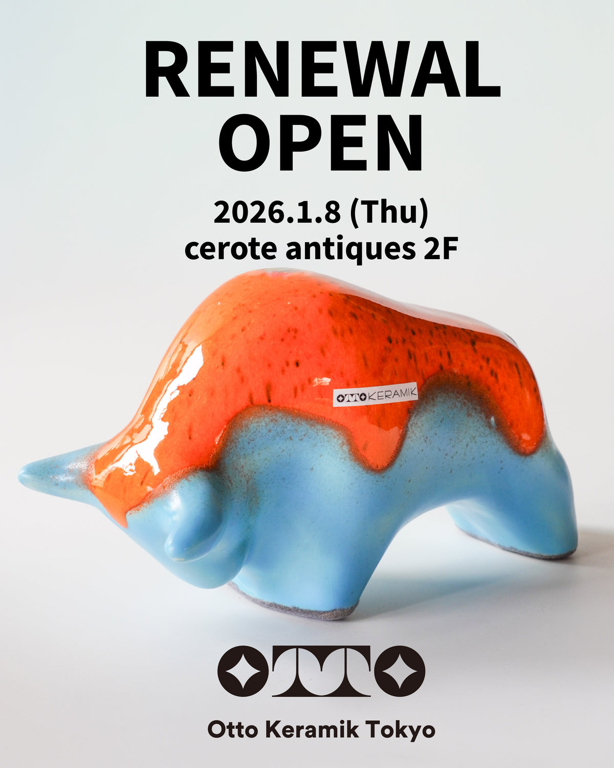 【Otto Keramik Tokyo】リニューアルオープンのお知らせ