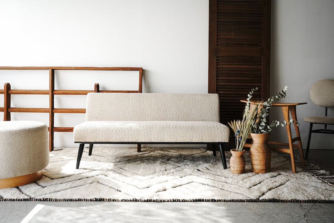NEW ARRIVAL<br>【HOOK Fabric 2P sofa Ivory】 - SHARK ATTACK ONLINE SHOP