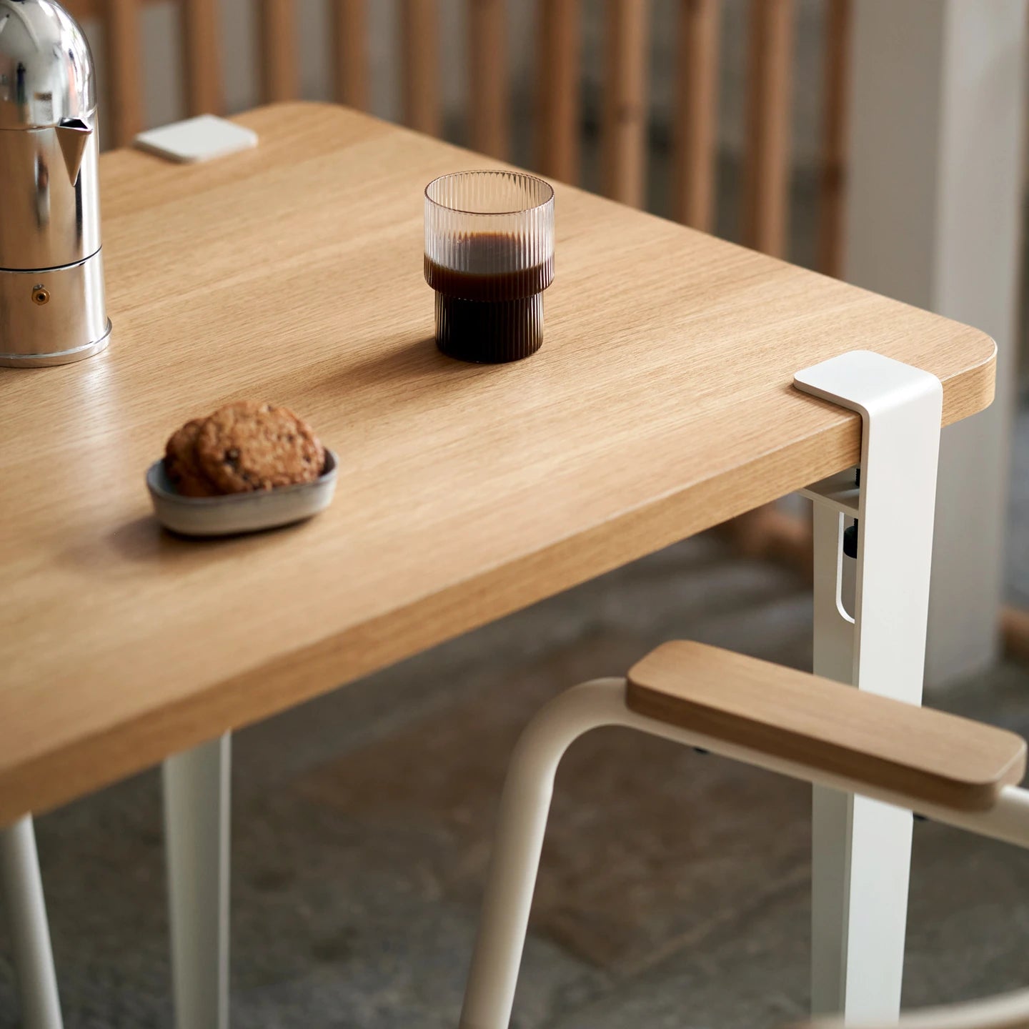 TIPTOE - Table and desk leg – 75 cm - CREAM WHITE - 大阪店