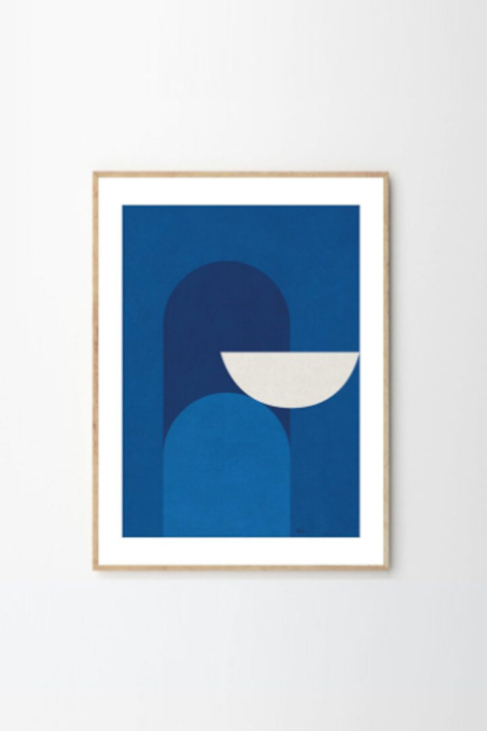 the poster club<br>TPC88 Abstract Blue 50x70 <br>大阪店 - ヴィンテージ SHARK ATTACK