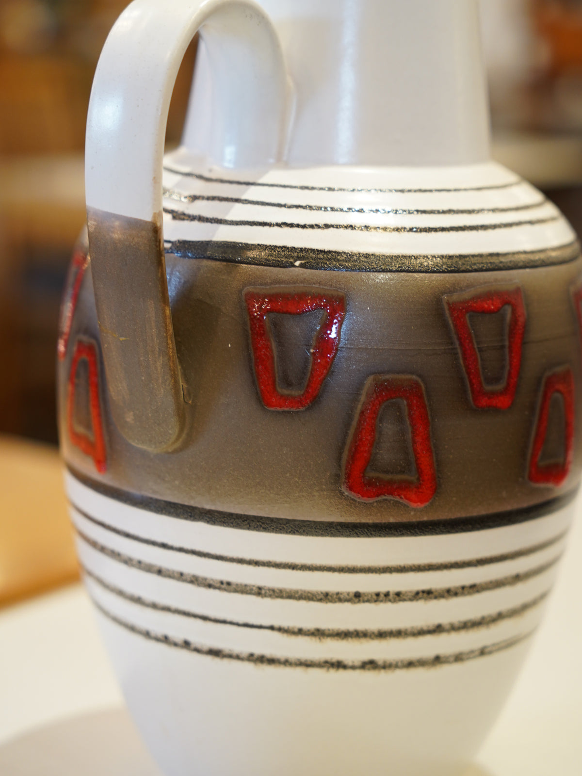 Scheurich <br>Fat Lava セラミック フラワーベース <br>1960's-1970's , West Germany <br>大和店 - ヴィンテージ SHARK ATTACK