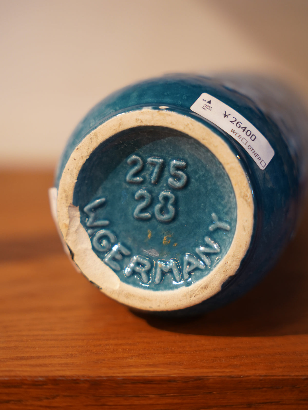 Scheurich 275/28 - Fat Lava セラミックフラワーベース - 1960's-1970's , West Germany