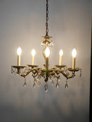 5灯 シャンデリア <br>cerote antiques