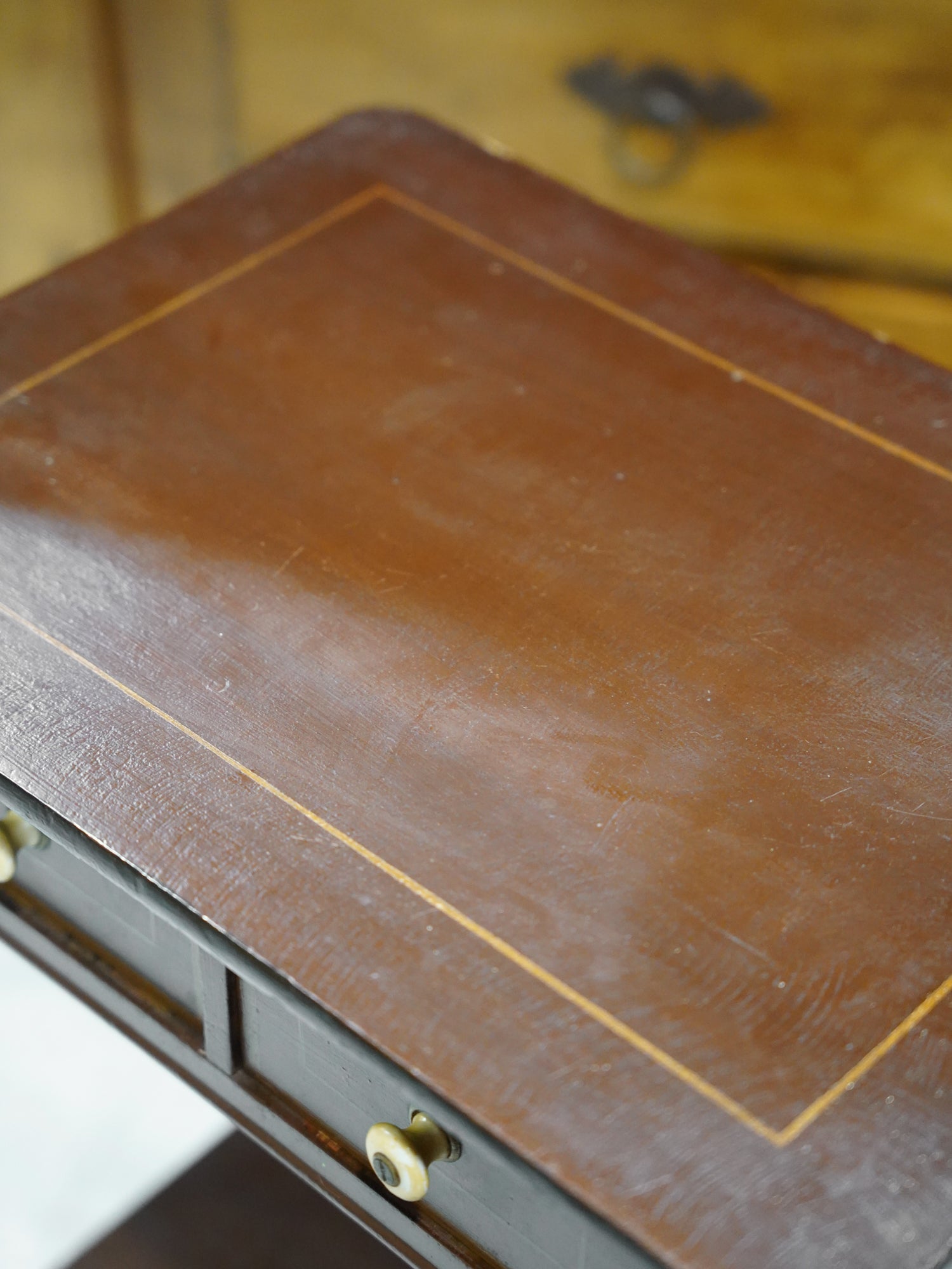 2ドロワーサイドデスク - cerote antiques