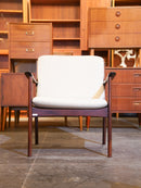 P. Jeppesen , Ole Wanscher <br>"PJ112" ファブリック イージーチェア <br>1960's-1970's , Denmark <br>cerote antiques HOLD HGK 6/16迄