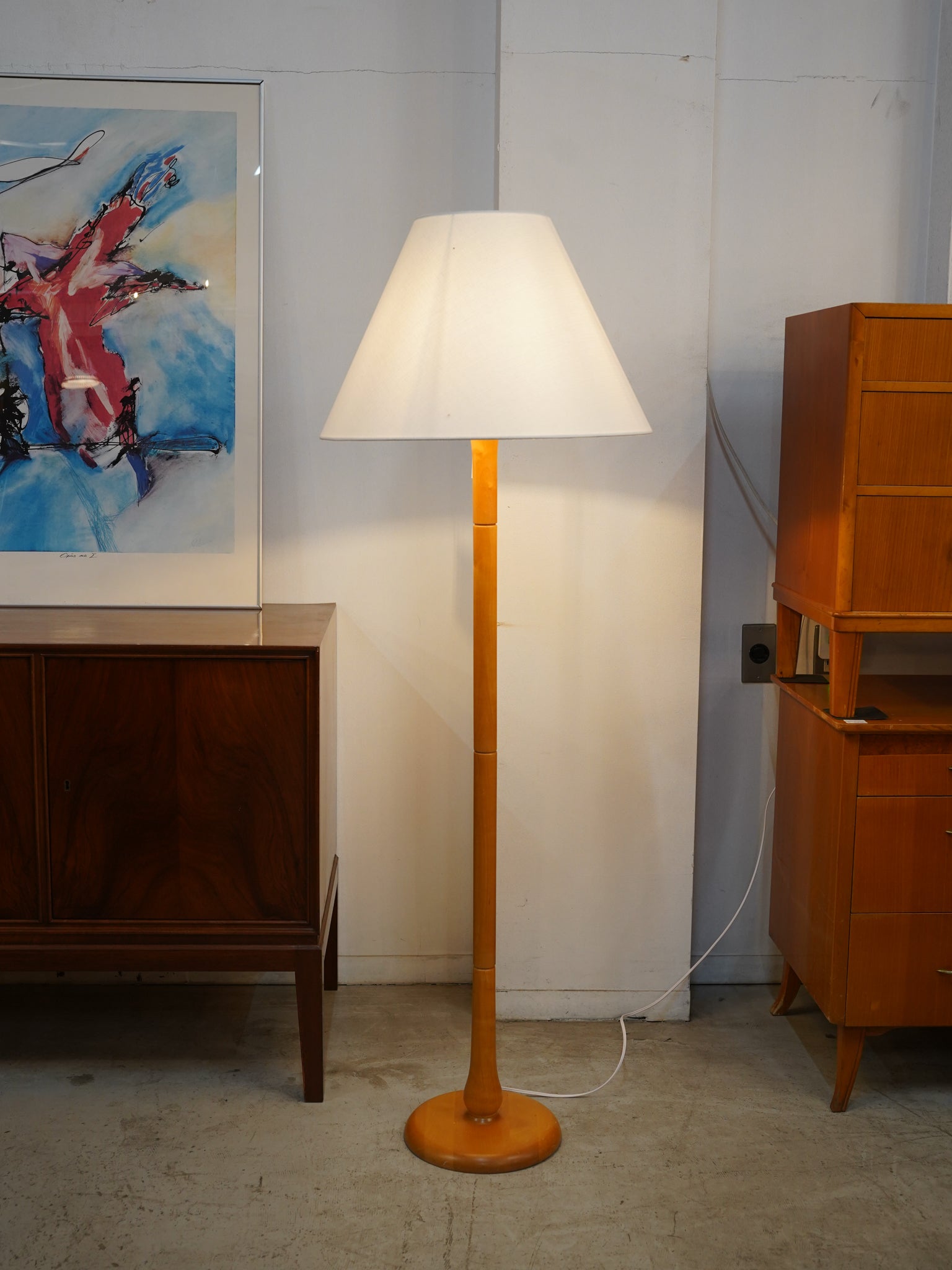 Solbackens Svarveri - フロアランプ - スウェーデン - cerote antiques