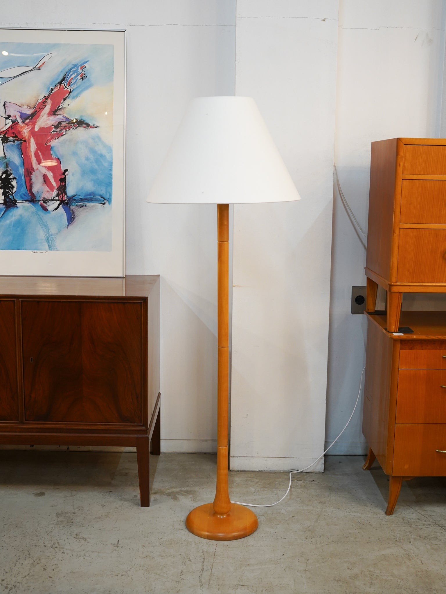 Solbackens Svarveri - フロアランプ - スウェーデン - cerote antiques