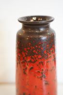Scheurich 206-27<br>Fat Lava<br> セラミックフラワーベース <br> West Germany<br>大和店