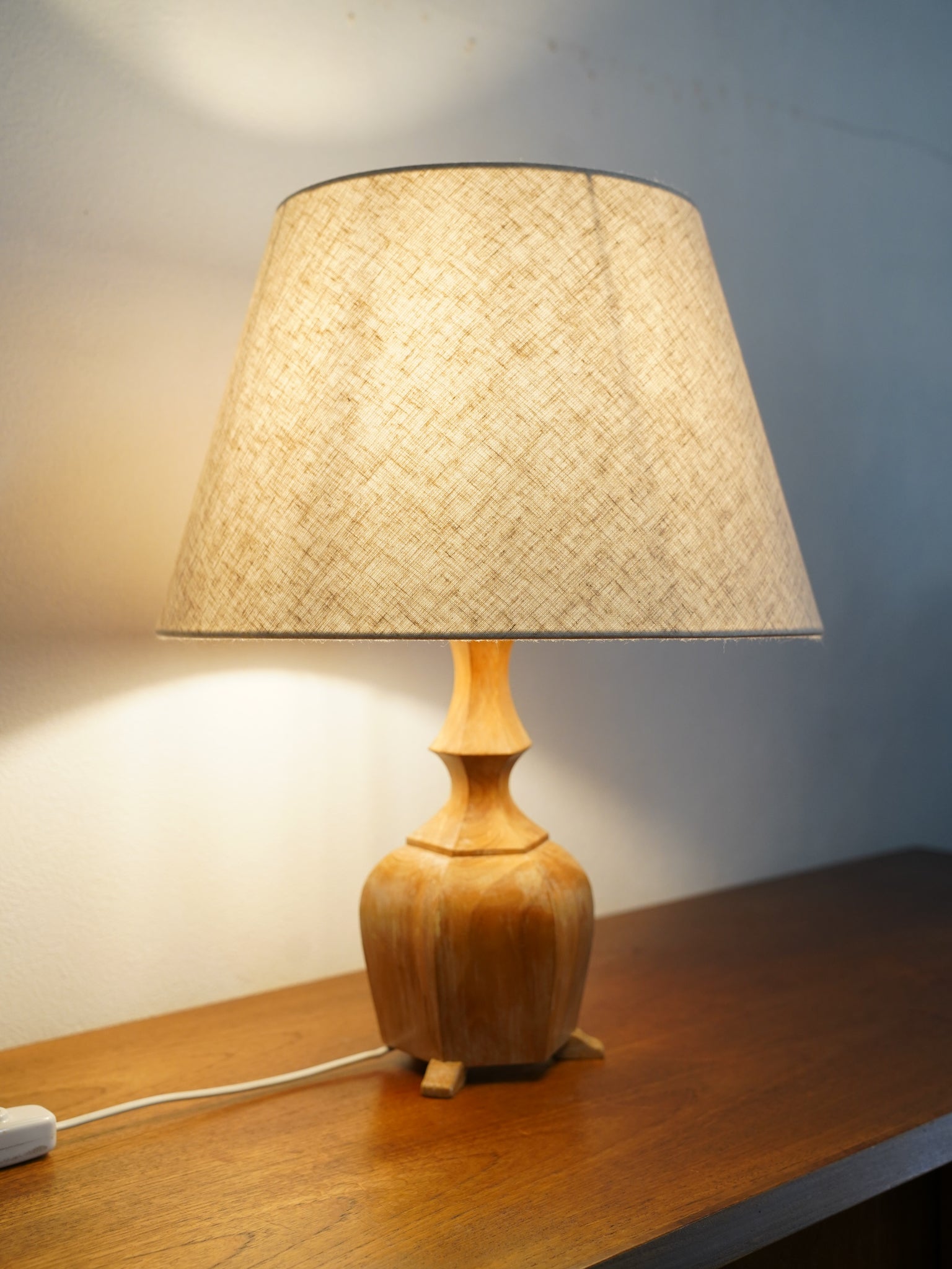 ウッドテーブルランプ - cerote antiques
