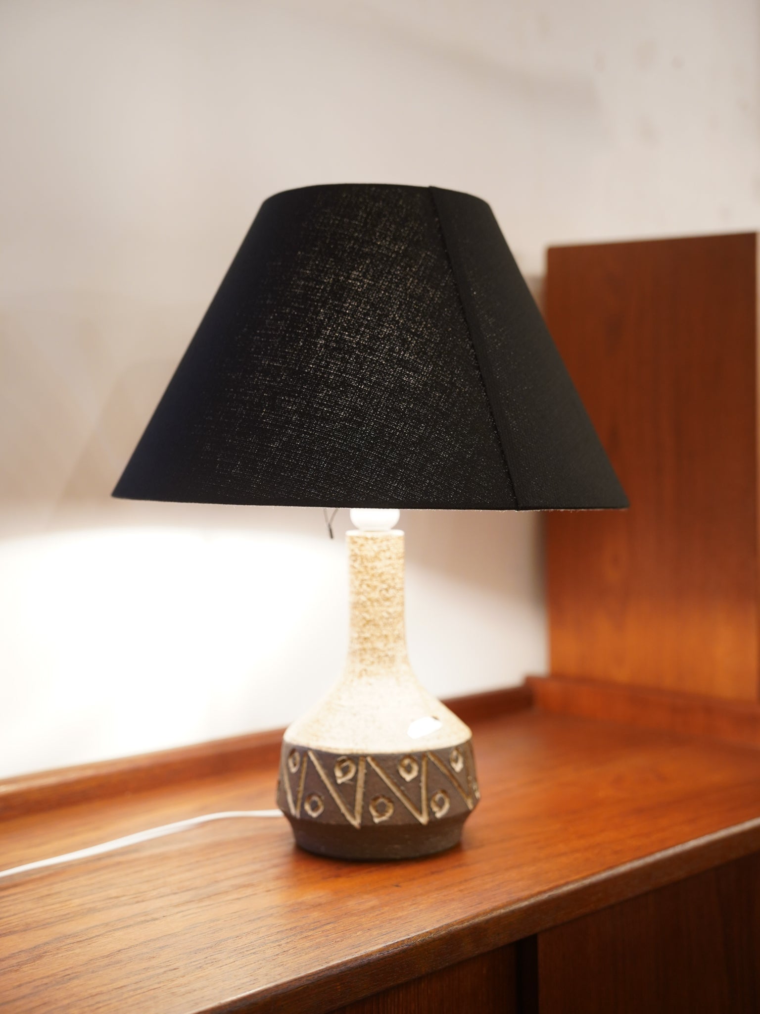 Løvemose - セラミックテーブルランプ - 1960-1970's , Denmark - cerote antiques
