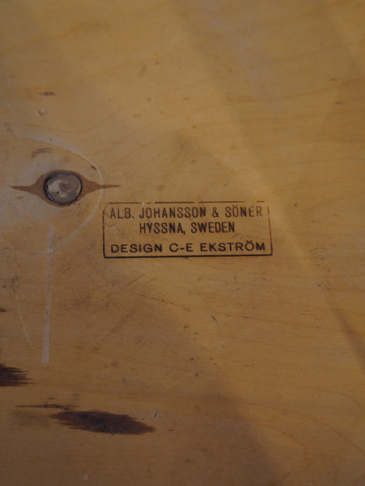 ALB. Johansson & Soner Hyssna , C-E Ekstrom - ウッド ダイニングチェア - 1960's-1970's , Sweden