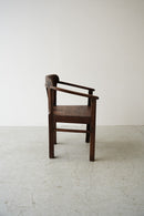 ウッドアームチェア <br>cerote antiques