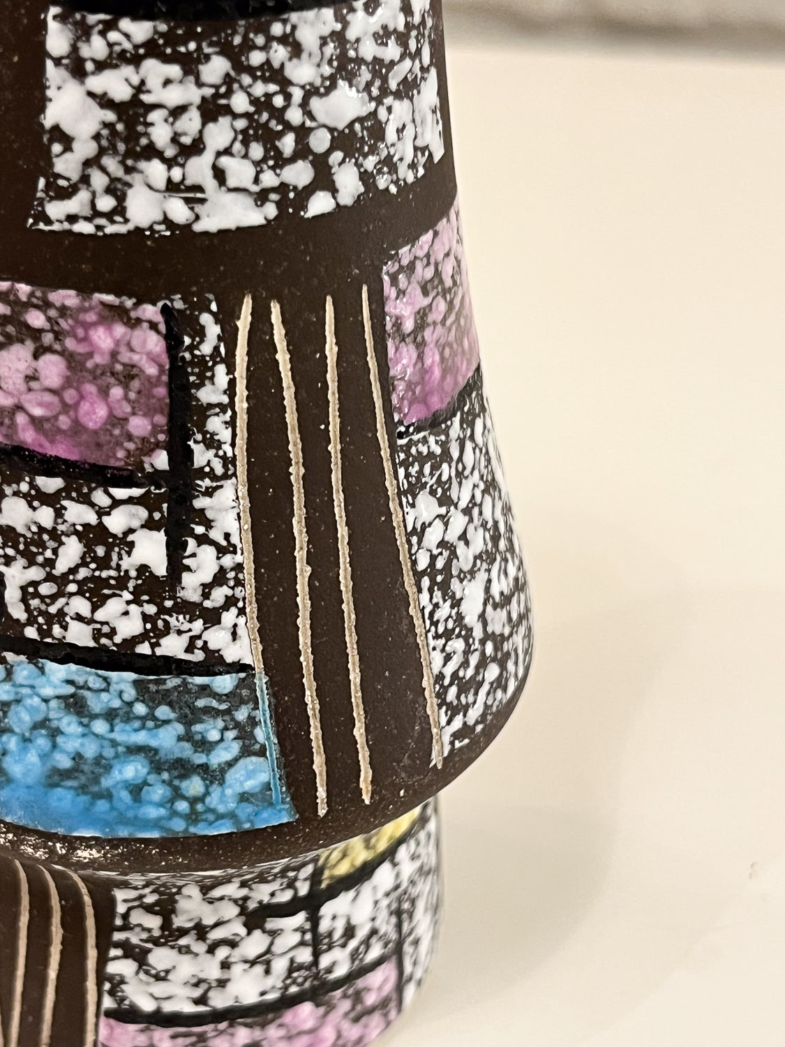BAY Keramik 1011-14 - West Germany - "Fat Lava"フラワーベース