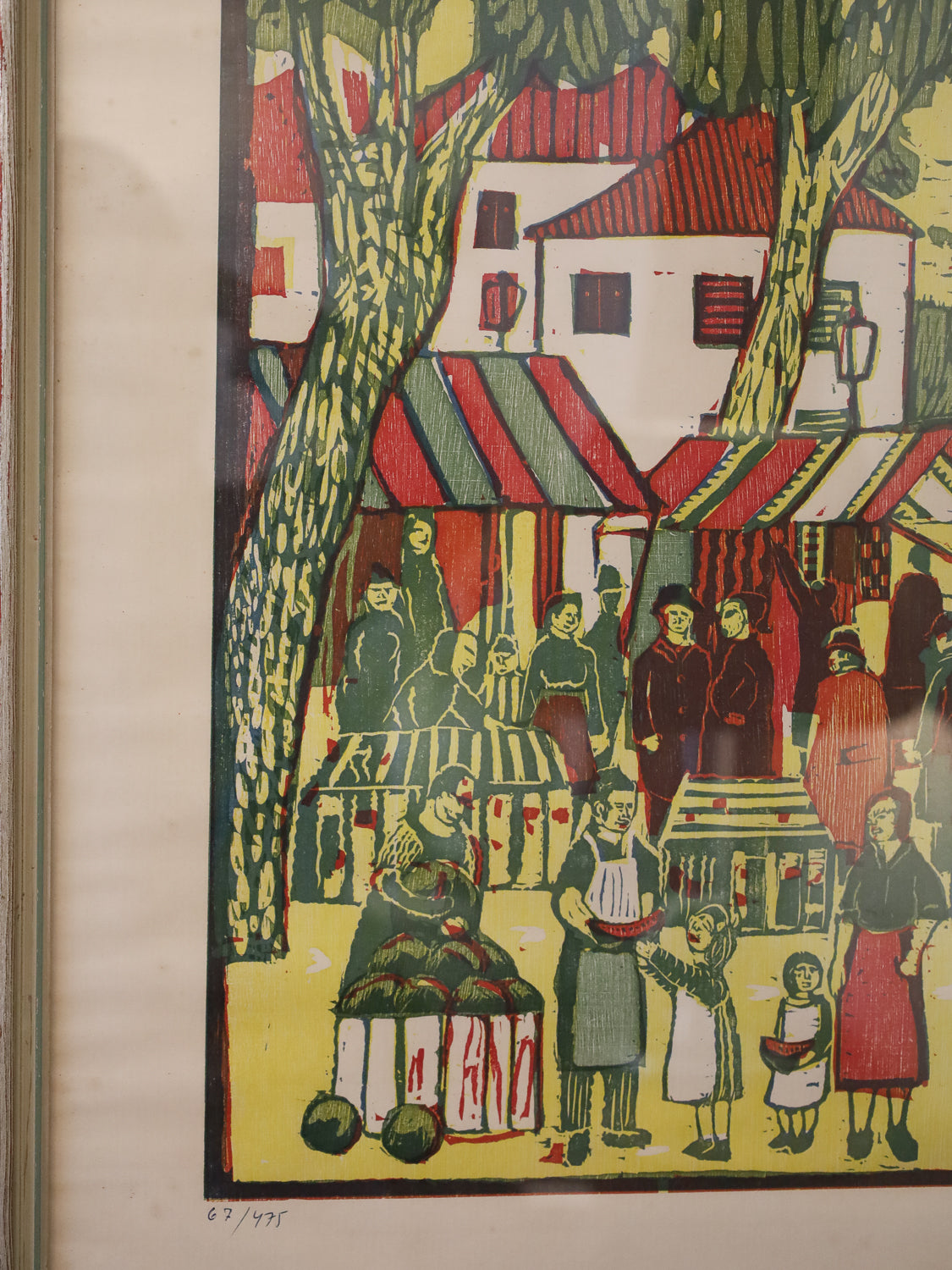 Yngve Berg - Sweden , 1966's - "Marknadsmotiv" ウォールアート