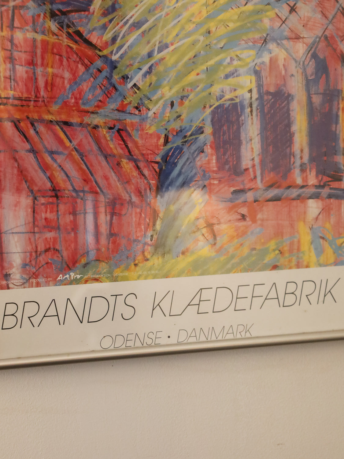 Birger Lindahl - Denmark , 1990's - "Brandts Klædefabrik" ウォールアート