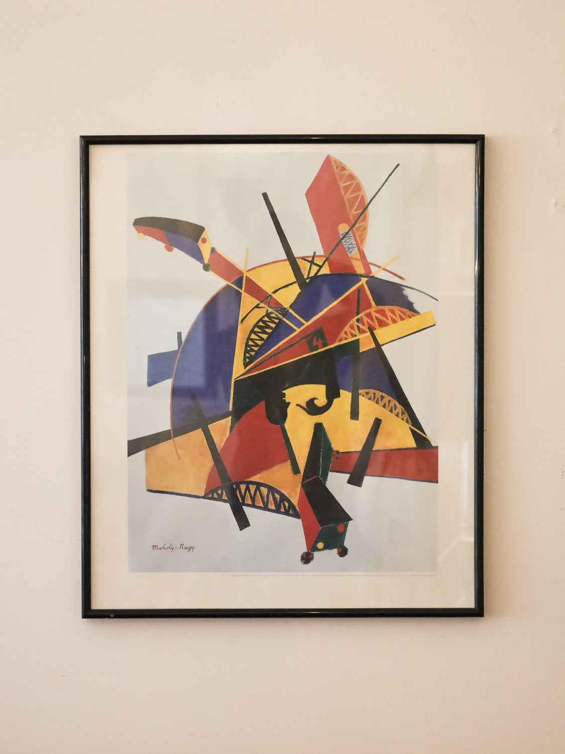 László Moholy-Nagy - Germany , 1920's - "Brücken" ウォールアート