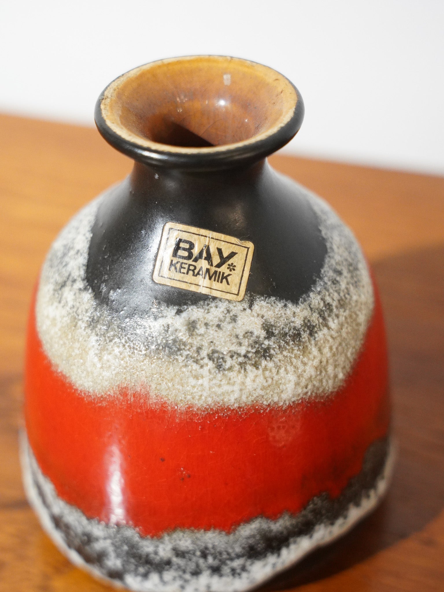 Bay Keramik 66-12 - Fat Lava - セラミック フラワーベース - 1960's-1970's , West Germany - 大阪店