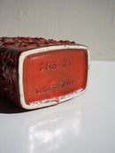 Scheurich 263/21 <br>Fat Lava <br>セラミック フラワーベース <br>1960's , West Germany <br>大阪店