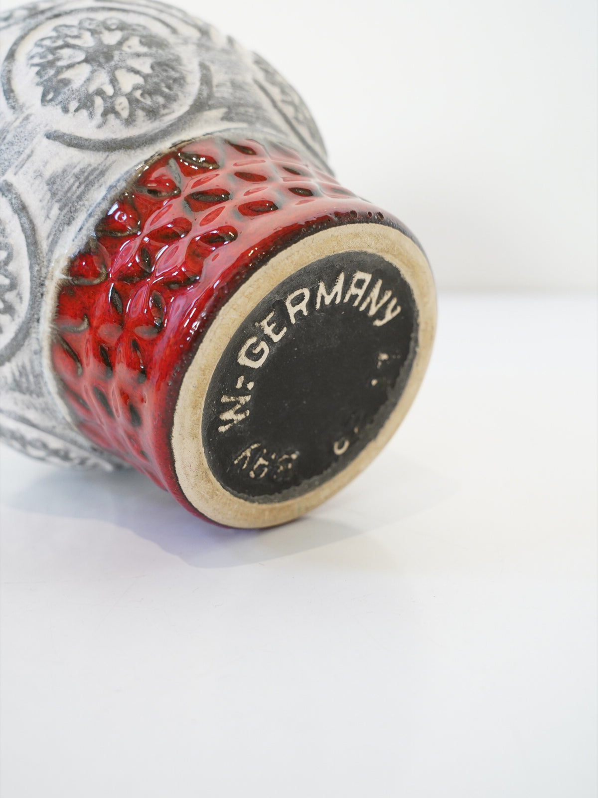 Bay Keramik 62/17 - Fat Lava - セラミック フラワーベース - 1960's-1970's , West Germany