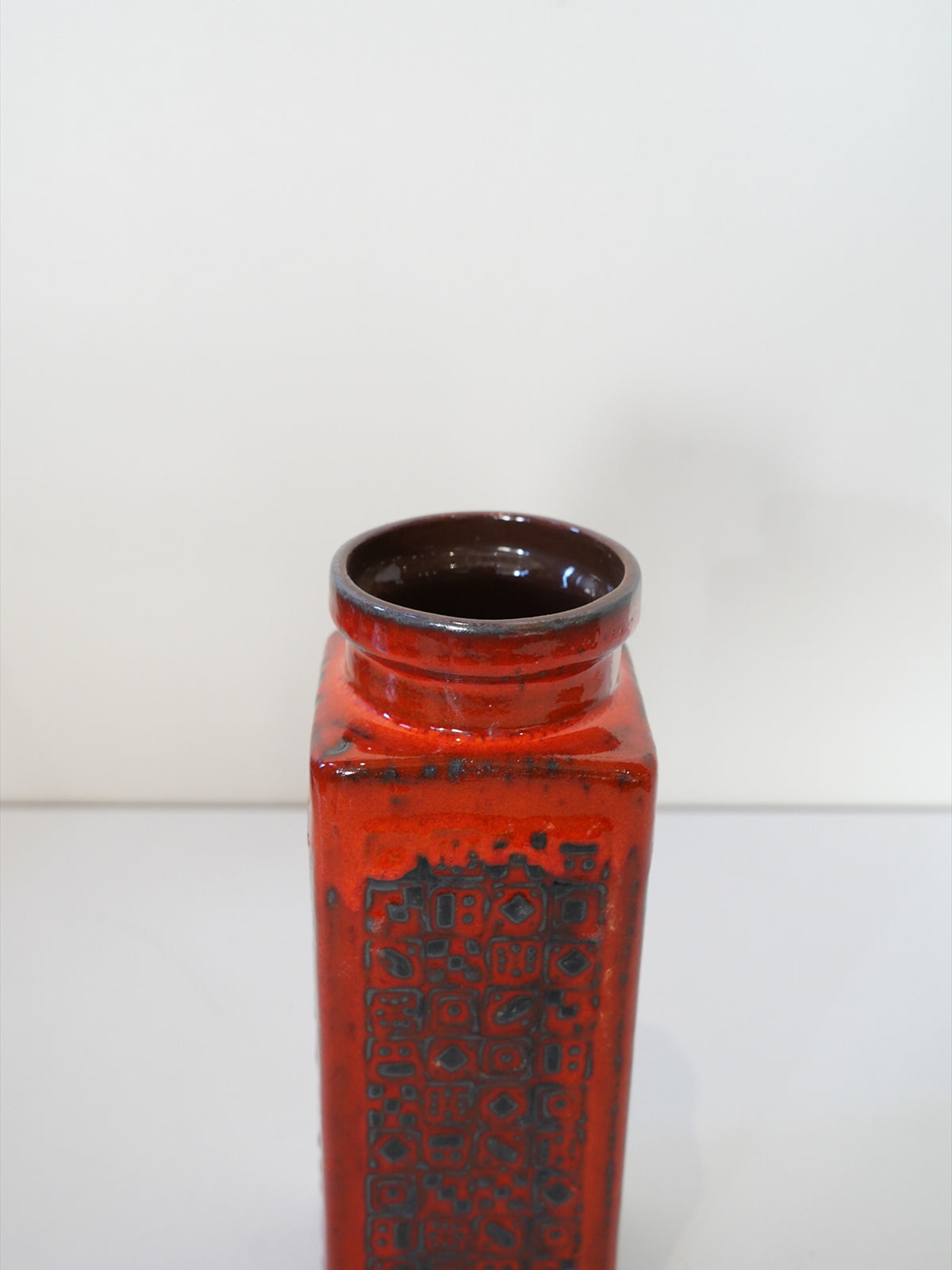 Carstens Tönnieshof M.12/24 - Fat Lava - セラミック フラワーベース - 1970's , West Germany