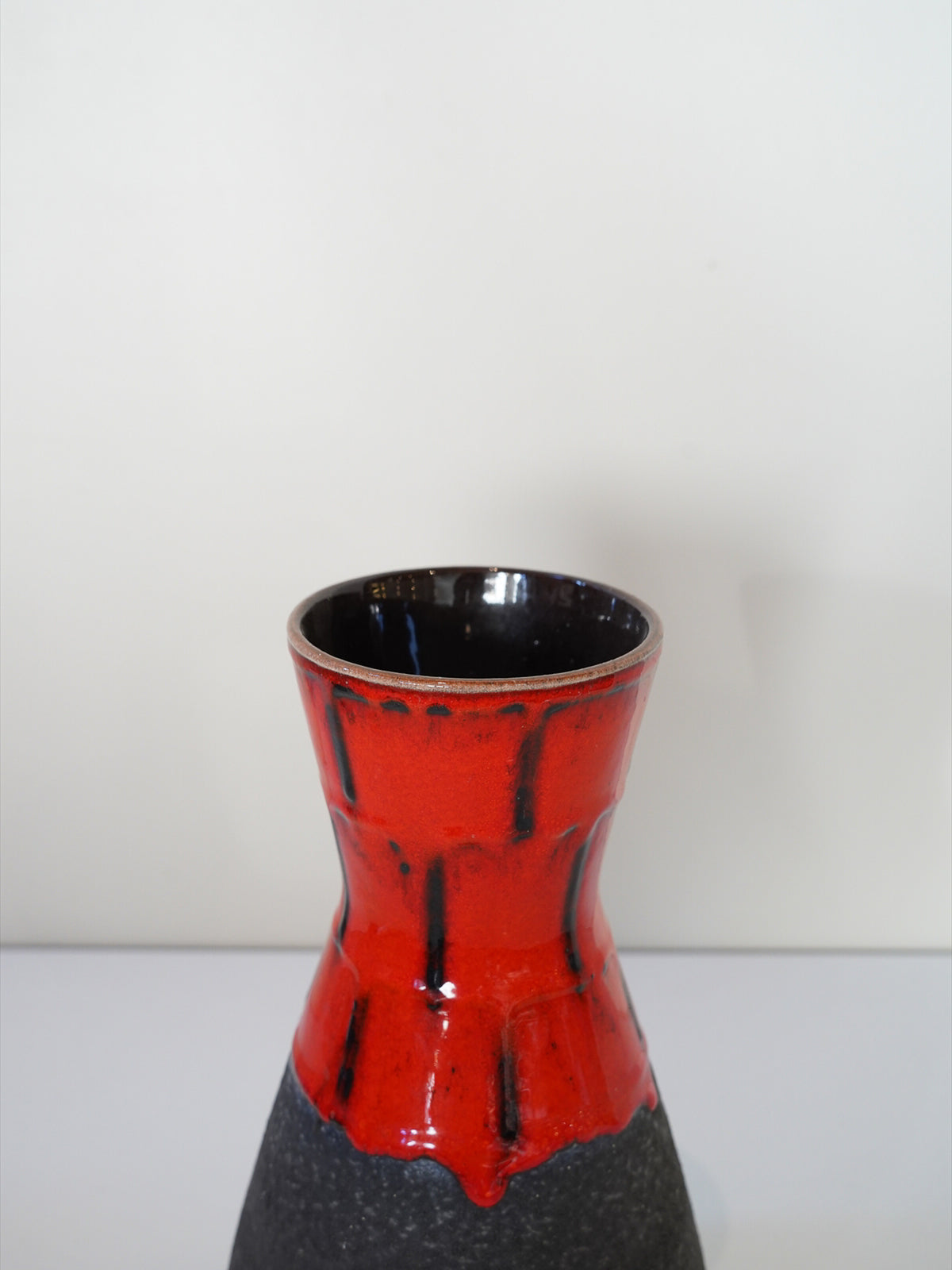 Carstens Tönnieshof , Luxus , 1218/29 - Fat Lava - セラミック フラワーベース - 1960's , West Germany