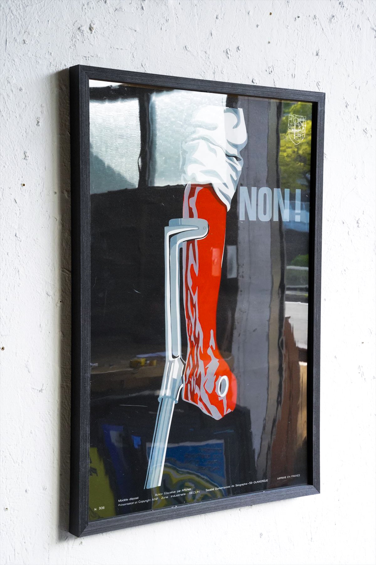 France ウォールポスター<br>ヴィンテージ <br> 大和店・cerote antiques・reload店 - ヴィンテージ SHARK ATTACK