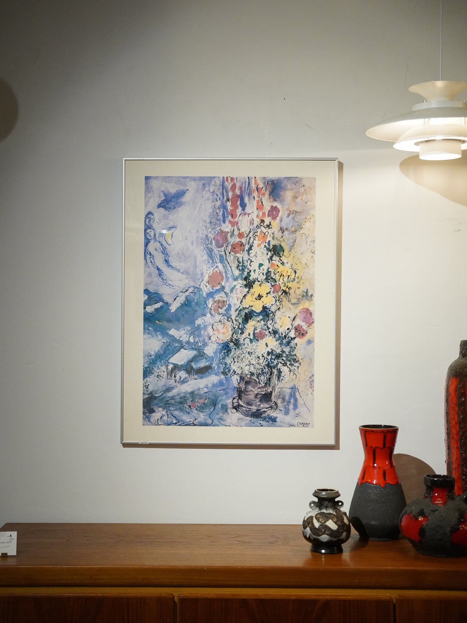 Marc Chagall - ''Fleurs de Gestaad'' ウォールアート - 1960's-1970's , France - 大阪店