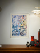 Marc Chagall  <br> ''Fleurs de Gestaad'' ウォールアート <br> 1960's-1970's , France <br> 大阪店