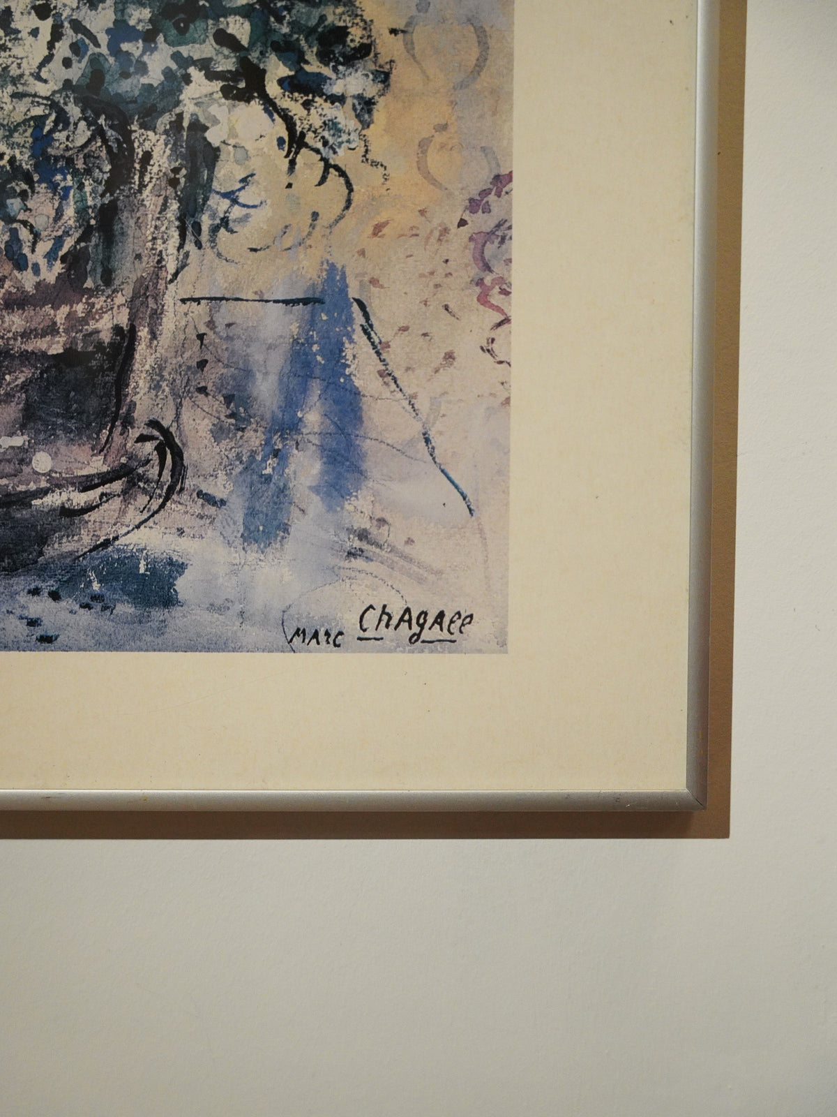 Marc Chagall - ''Fleurs de Gestaad'' ウォールアート - 1960's-1970's , France