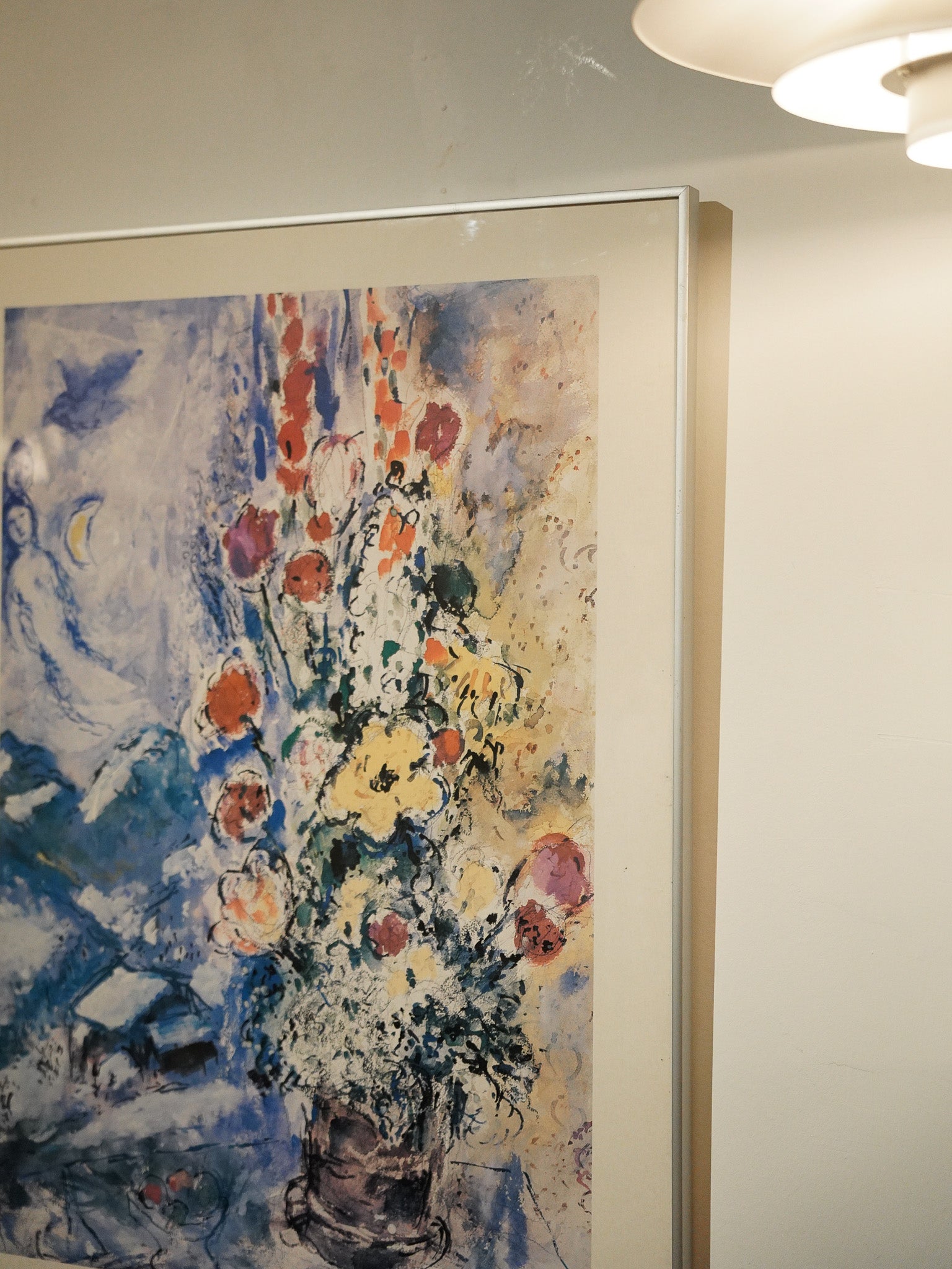 Marc Chagall - ''Fleurs de Gestaad'' ウォールアート - 1960's-1970's , France - 大阪店