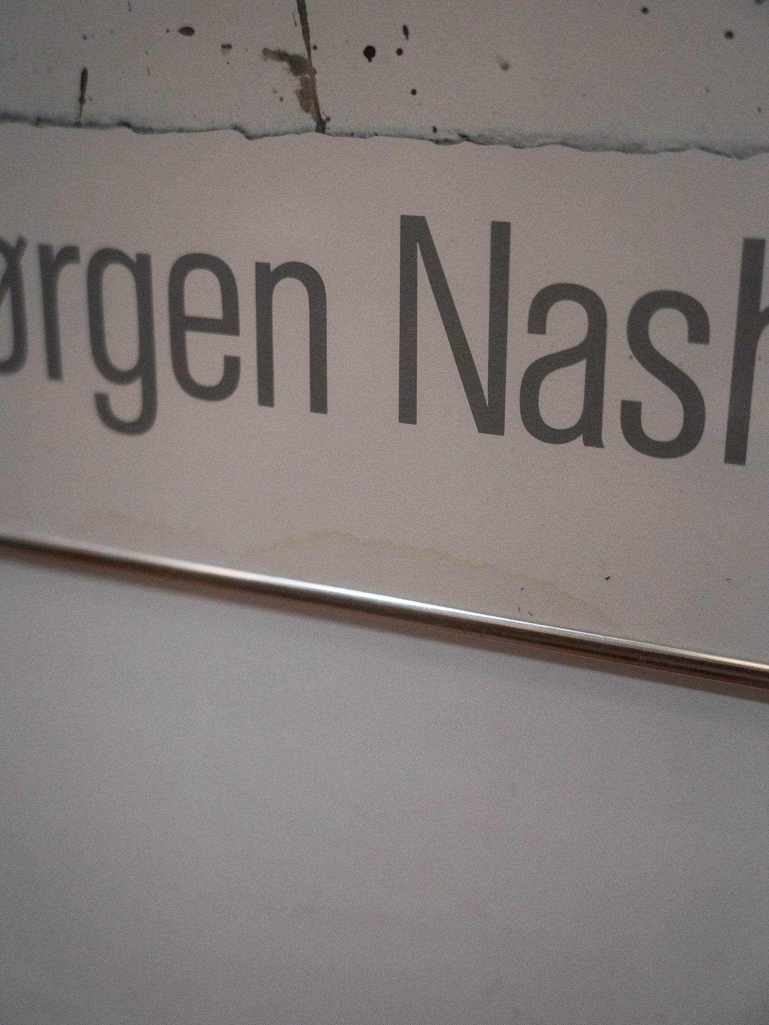 Jørgen Nash - "Digterportrætter" ウォールアート - 1985 , Denmark - 大阪店