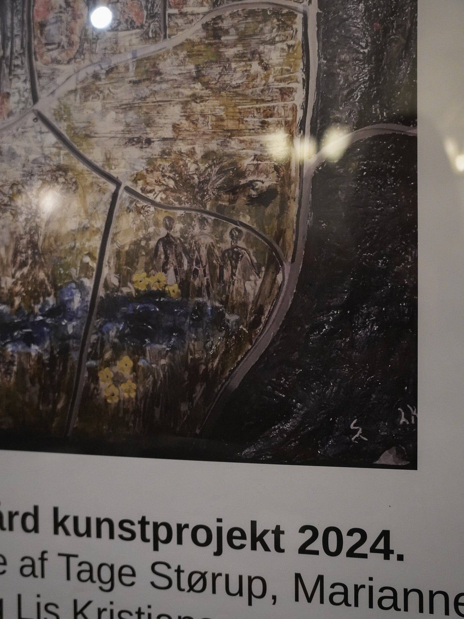 Tage Størup , Marianne Thiessen , Lis Kristiansen - ウォールアート - 2024 Denmark - 大阪店