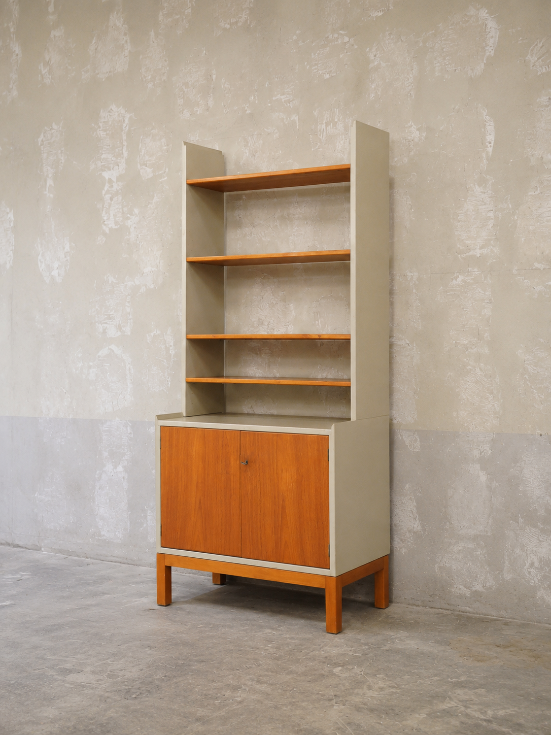 AB Skaraborgs Möbelfabrik , Sven Engström & Gunnar Myrstrand - Sweden , 1950-60s - "Ideal" ブックシェルフ