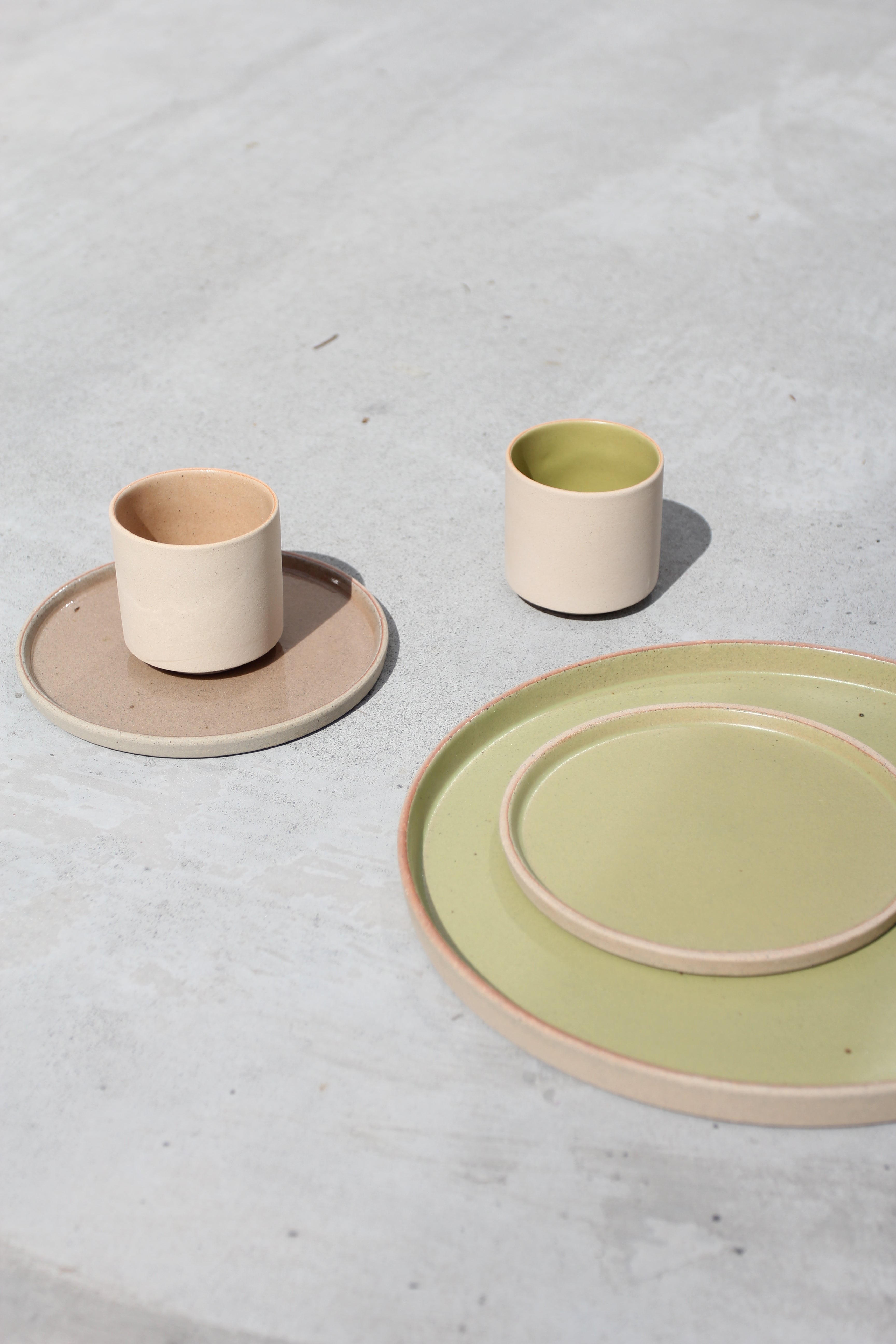 ONE KILN CERAMICS<br>CUP/S Lime green <br>大阪店 - ヴィンテージ SHARK ATTACK