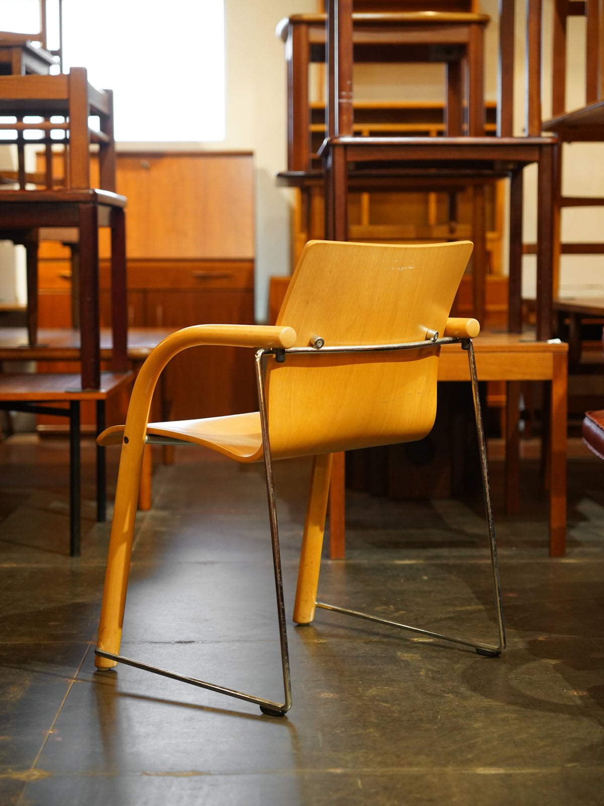 THONET , Ulrich Böhme & Wulf Schneider - Germany , 1980s - "S320" アームチェア