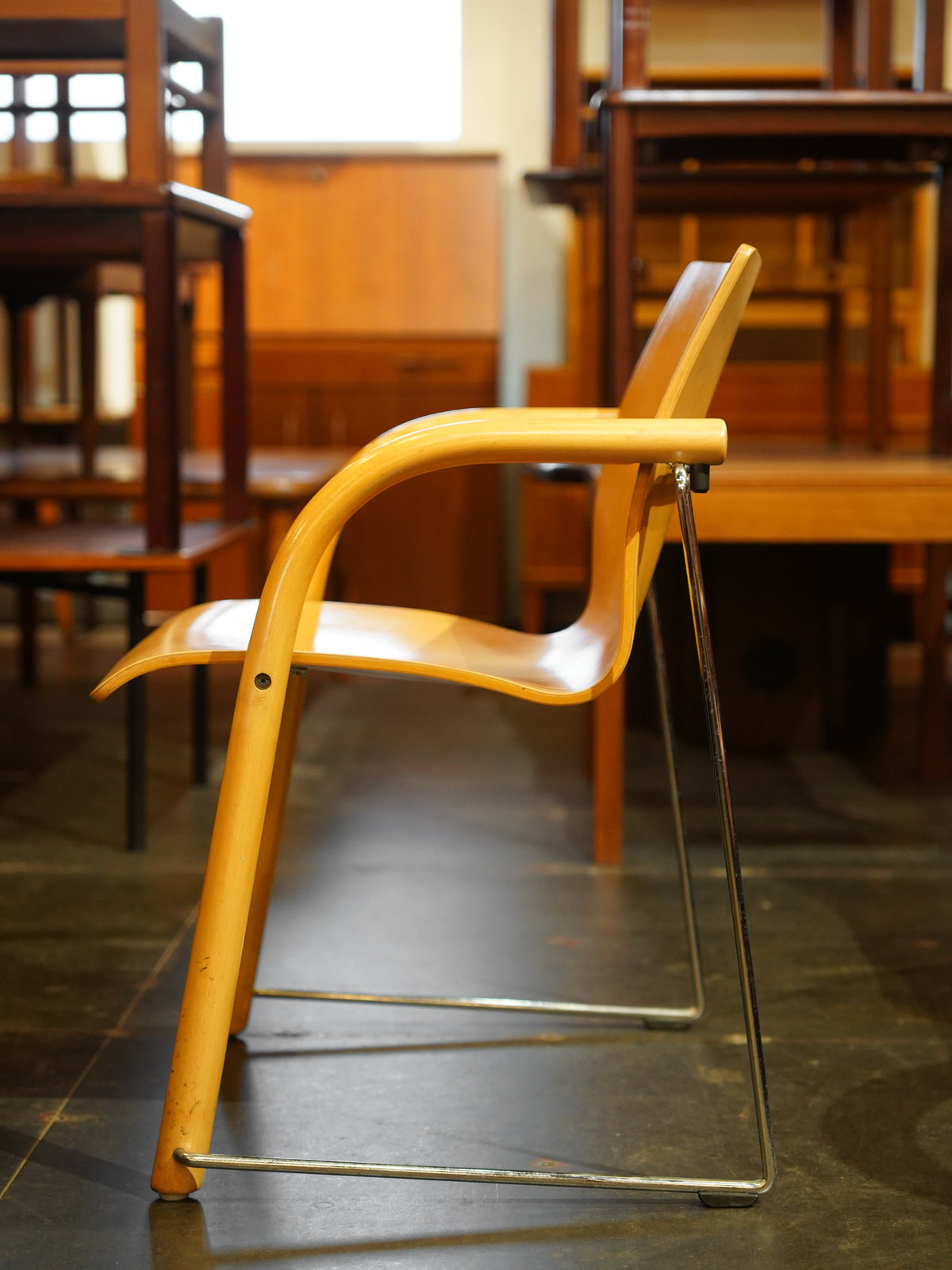 THONET , Ulrich Böhme & Wulf Schneider - Germany , 1980s - "S320" アームチェア
