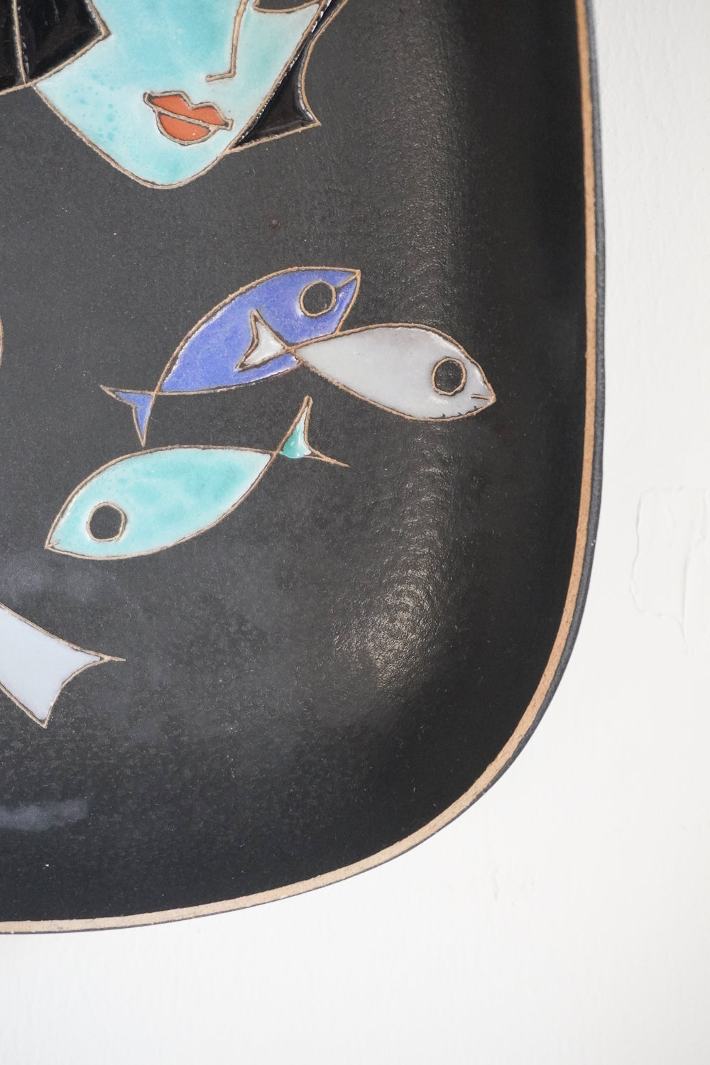 Ruscha "Masken" セラミック ウォールアート<br>ヴィンテージ<br>大和店 - ヴィンテージ SHARK ATTACK