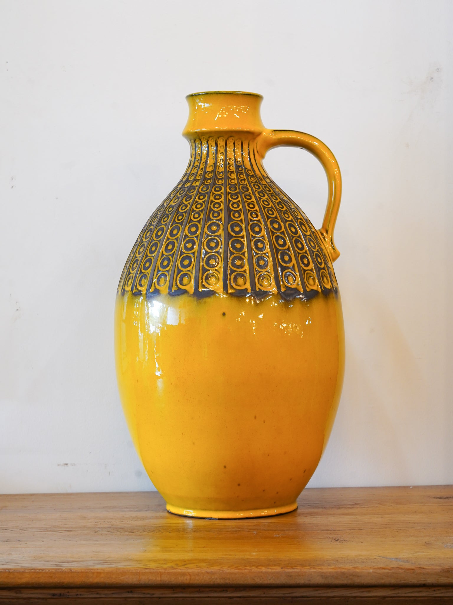 Ceramano - Fat Lava - "Sunset" セラミック フラワーベース - 1960's-1970's , West Germany - cerote antiques