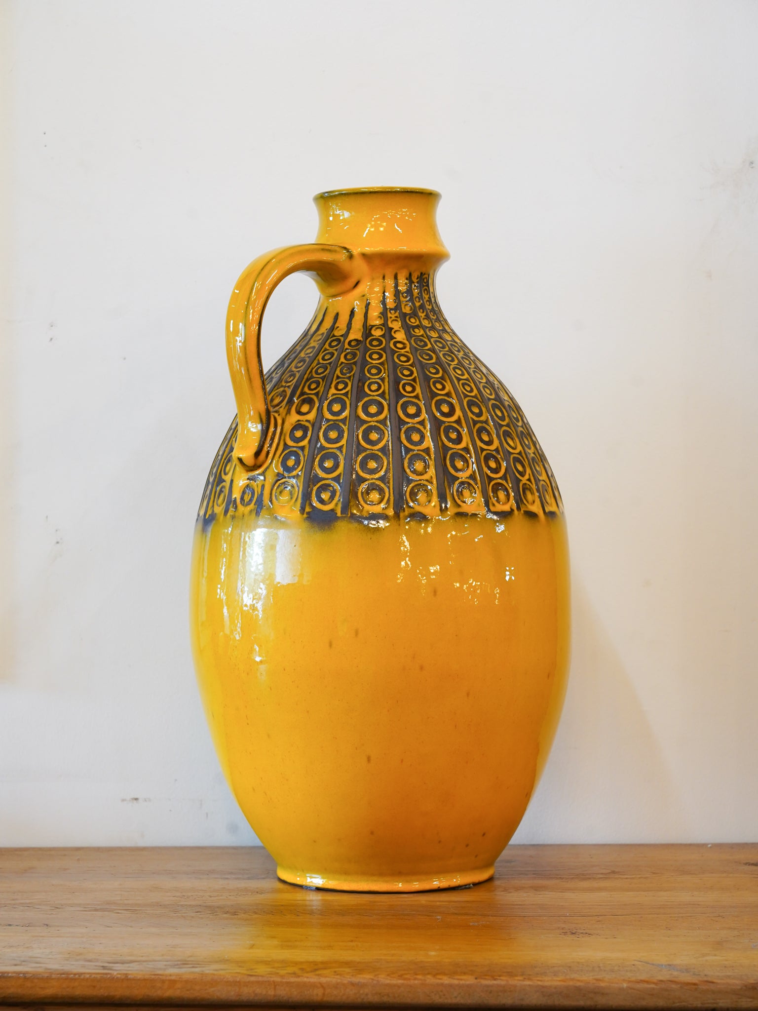 Ceramano - Fat Lava - "Sunset" セラミック フラワーベース - 1960's-1970's , West Germany - cerote antiques