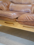 Maison Regain <br>レザー 2シーターソファ <br>1960's , France <br>cerote antiques