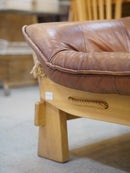 Maison Regain <br>レザー 2シーターソファ <br>1960's , France <br>cerote antiques