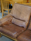 Maison Regain <br>レザー 2シーターソファ <br>1960's , France <br>cerote antiques