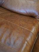 Maison Regain <br>レザー 2シーターソファ <br>1960's , France <br>cerote antiques