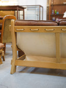 Maison Regain <br>レザー 2シーターソファ <br>1960's , France <br>cerote antiques