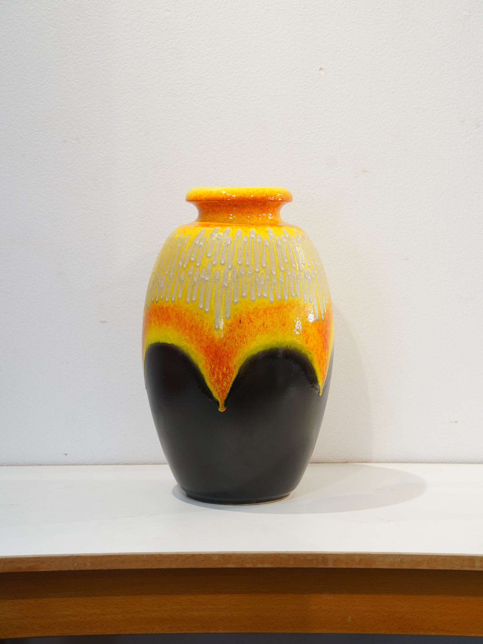 Bay Keramik 66/50 - Fat Lava - セラミック フラワーベース - 1960's-1970's , West Germany - cerote antiques