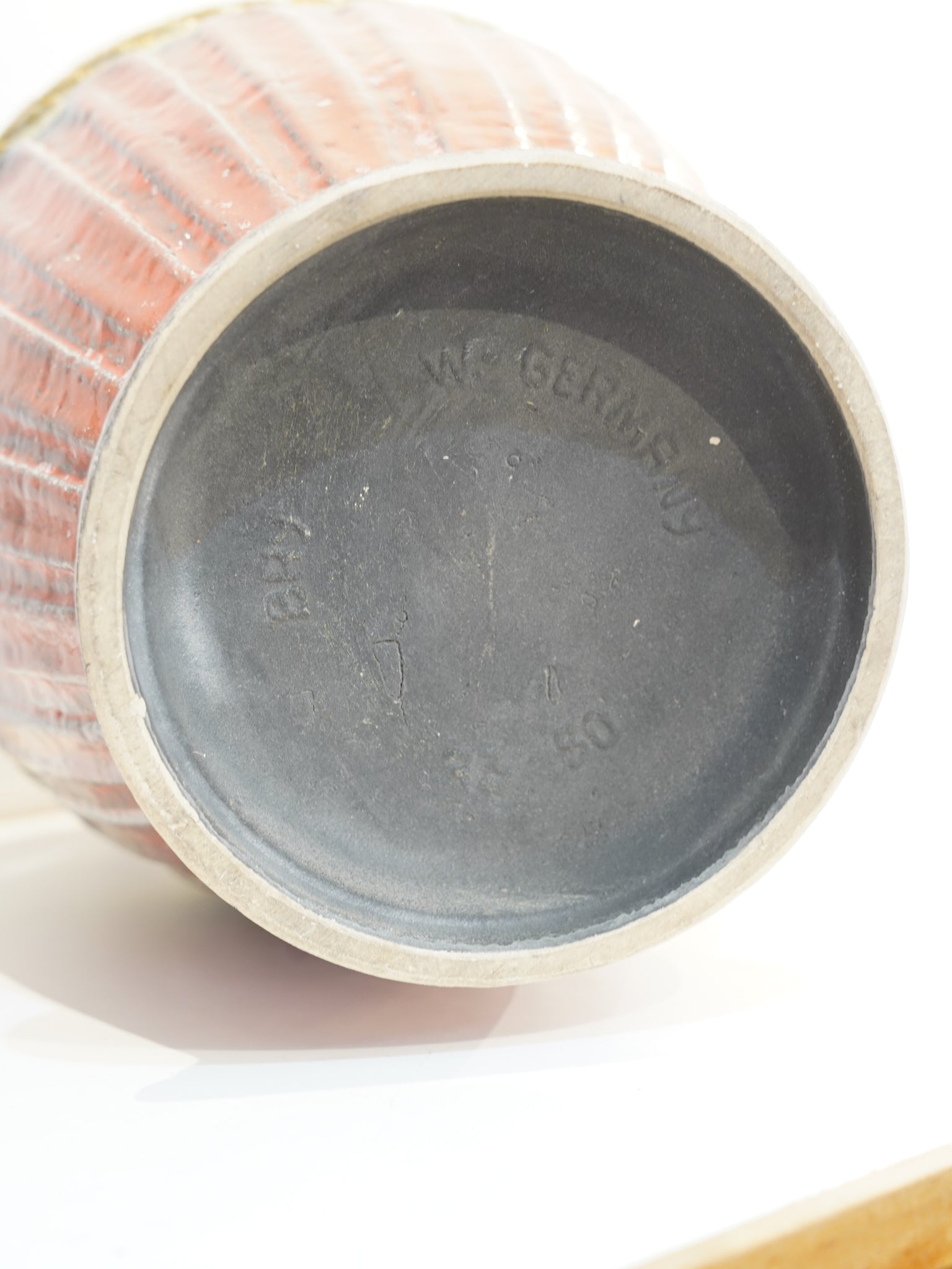Bay Keramik 73/50 - Fat Lava セラミックフラワーベース - 1960's-1970's , West Germany - cerote antiques