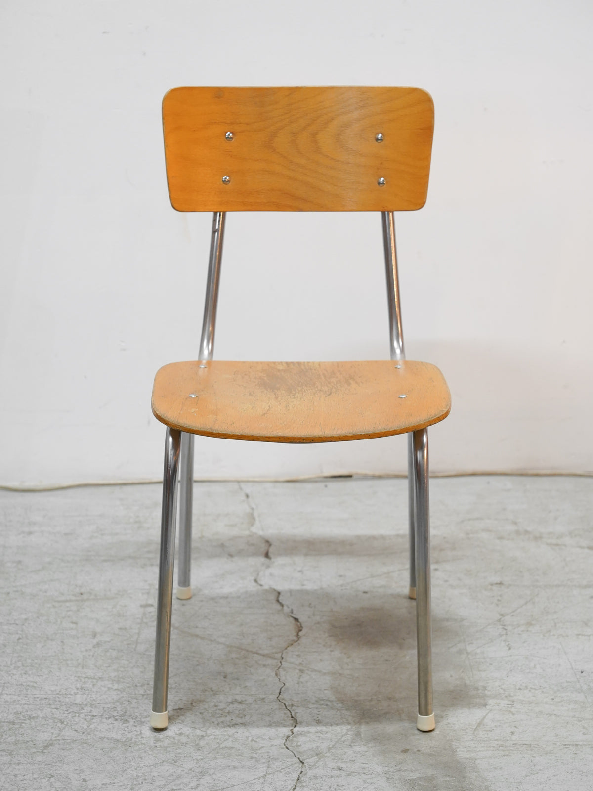 ウッド スクールチェア - 1960's , Czechoslovakia