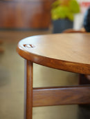 チークウッド ラウンドコーヒーテーブル <br>cerote antiques