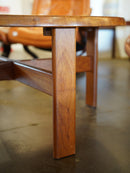 チークウッド ラウンドコーヒーテーブル <br>cerote antiques