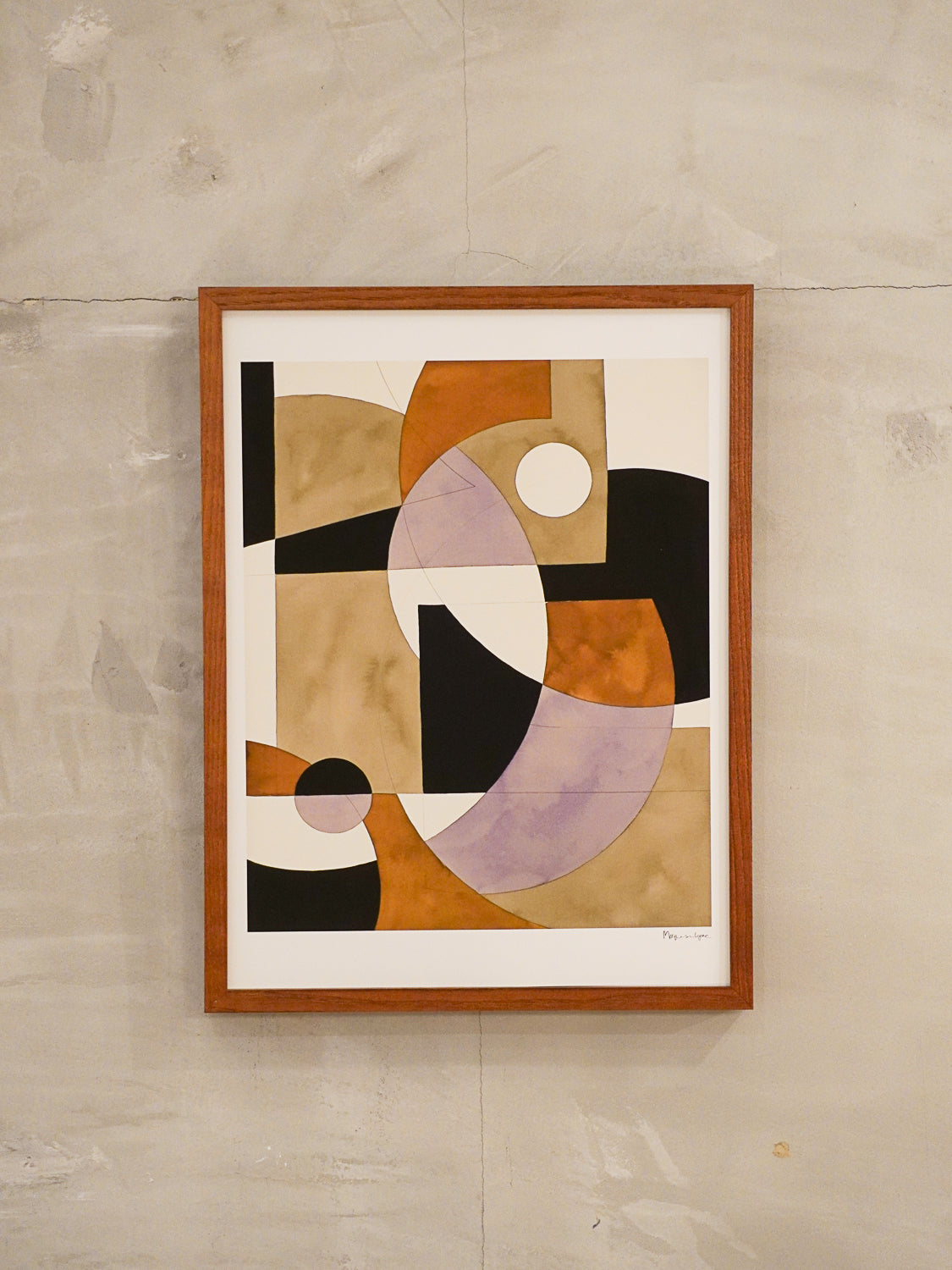 The poster club , Berit Mogensen Lopez - "Composition 02" 30×40 - Denmark